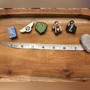 💖 Bundle of 5 New ROLLS ROYCE RICH GUY  CROCS Jibbits